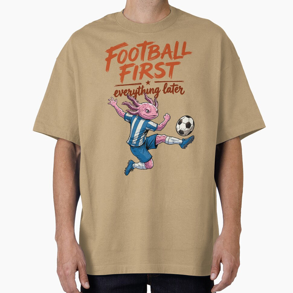 Football First Everything Later – Funny Soccer Axolotl by CARPIO Creations