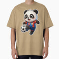 Chibi Panda Soccer Star 3D Sticker by krazzyremo