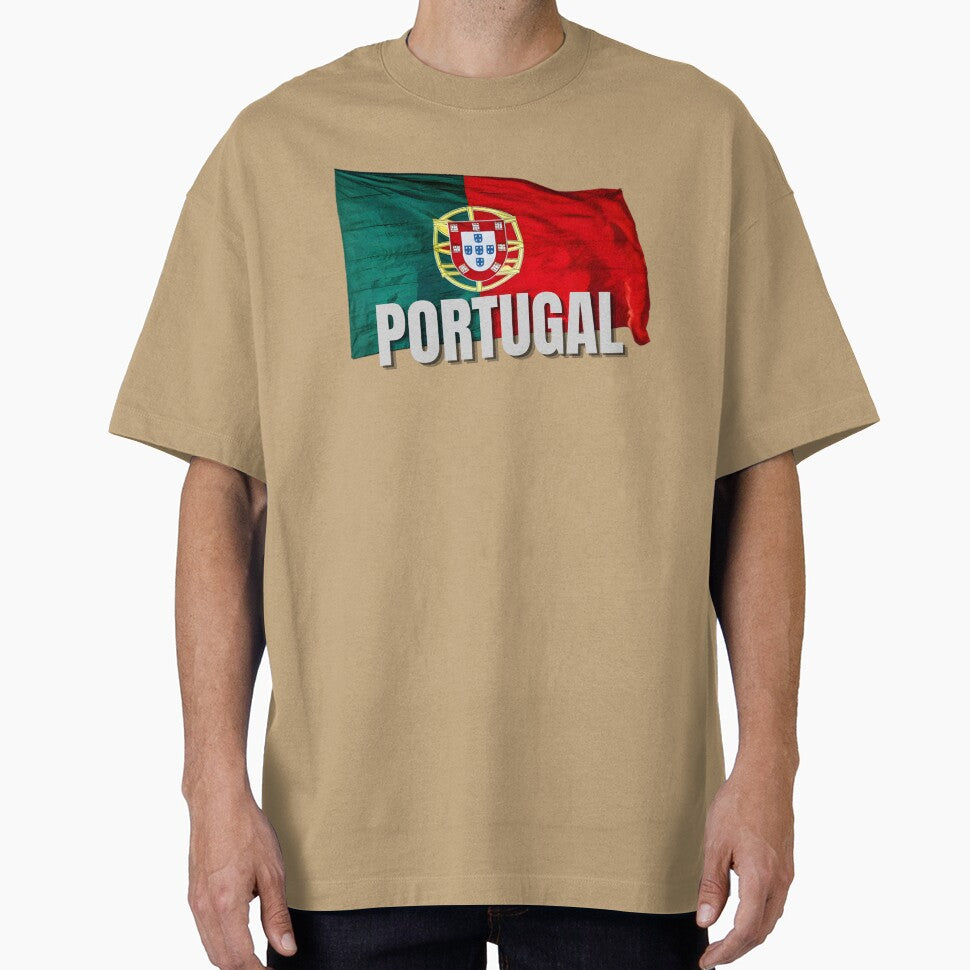 Portugal Flag Pride – Waving Portuguese Flag Design by RVJdesigns