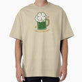 Good Luck Irish Brew – Retro St Patrick’s Beer Mug by Xatutik.art