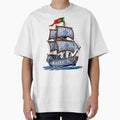 Portuguese Soccer Heritage - Nautical Azulejo Caravel Art by pixelandpassionart