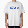 Soccer Ball Shattering Glass Graphic | Soccer Player Gift | Football Fan T-Shirt | Sports Lover Apparel | Soccer Team Supporter Design by thesmilngnature