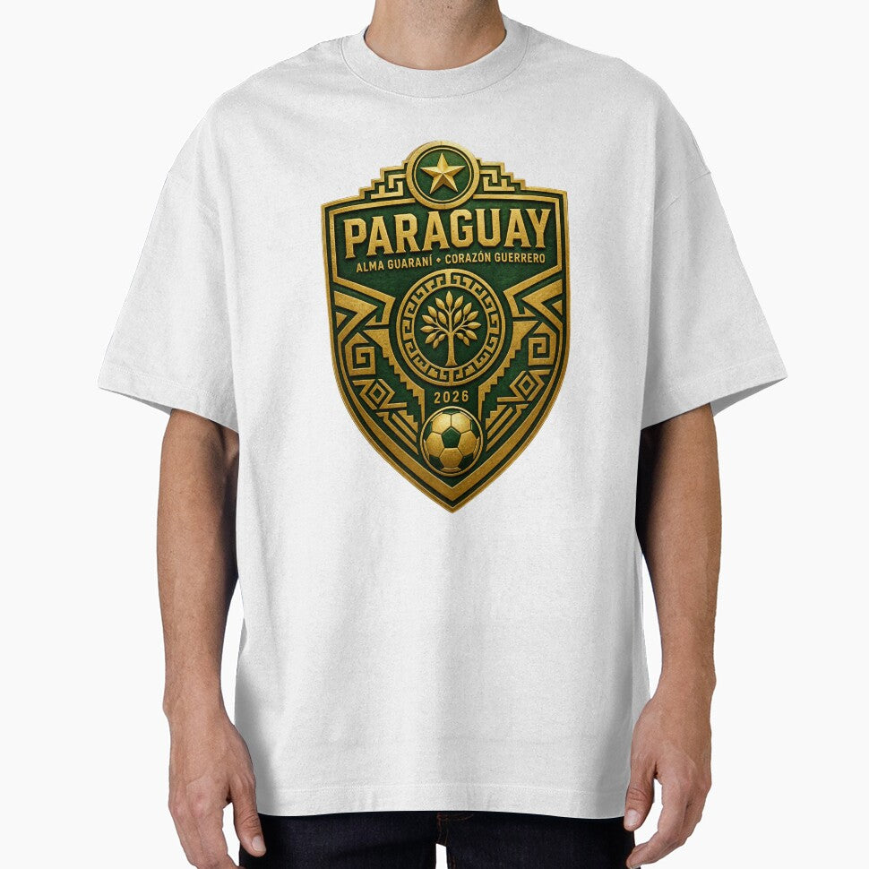 Paraguay Football Crest, Guaraní Spirit Soccer Emblem by Jandedan