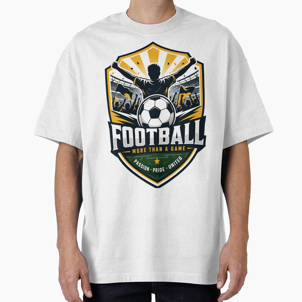 More Than a Game — Soccer Fan Vector Emblem Design by Jandedan