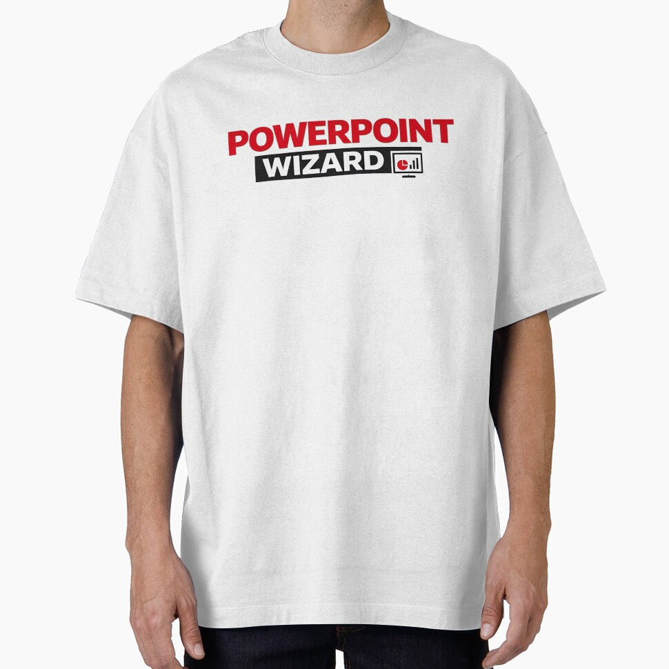 PowerPoint Wizard Office Humor Meme by Retr0Tshirts