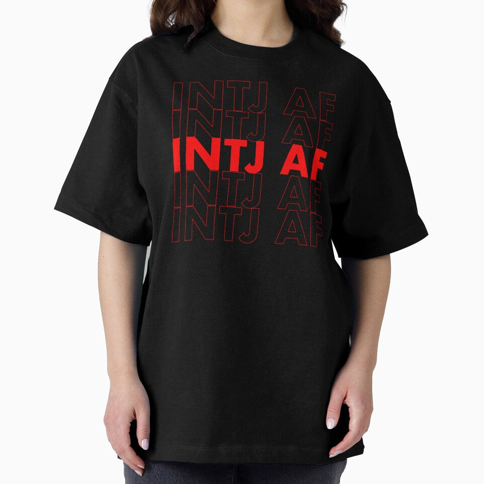 INTJ AF Red Personality MBTI Funny Shirt by FanaticTee