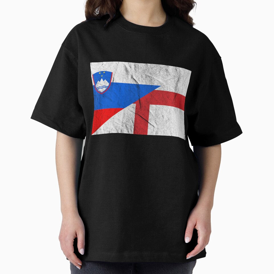 England Slovenia Flag by Carl's Clothing