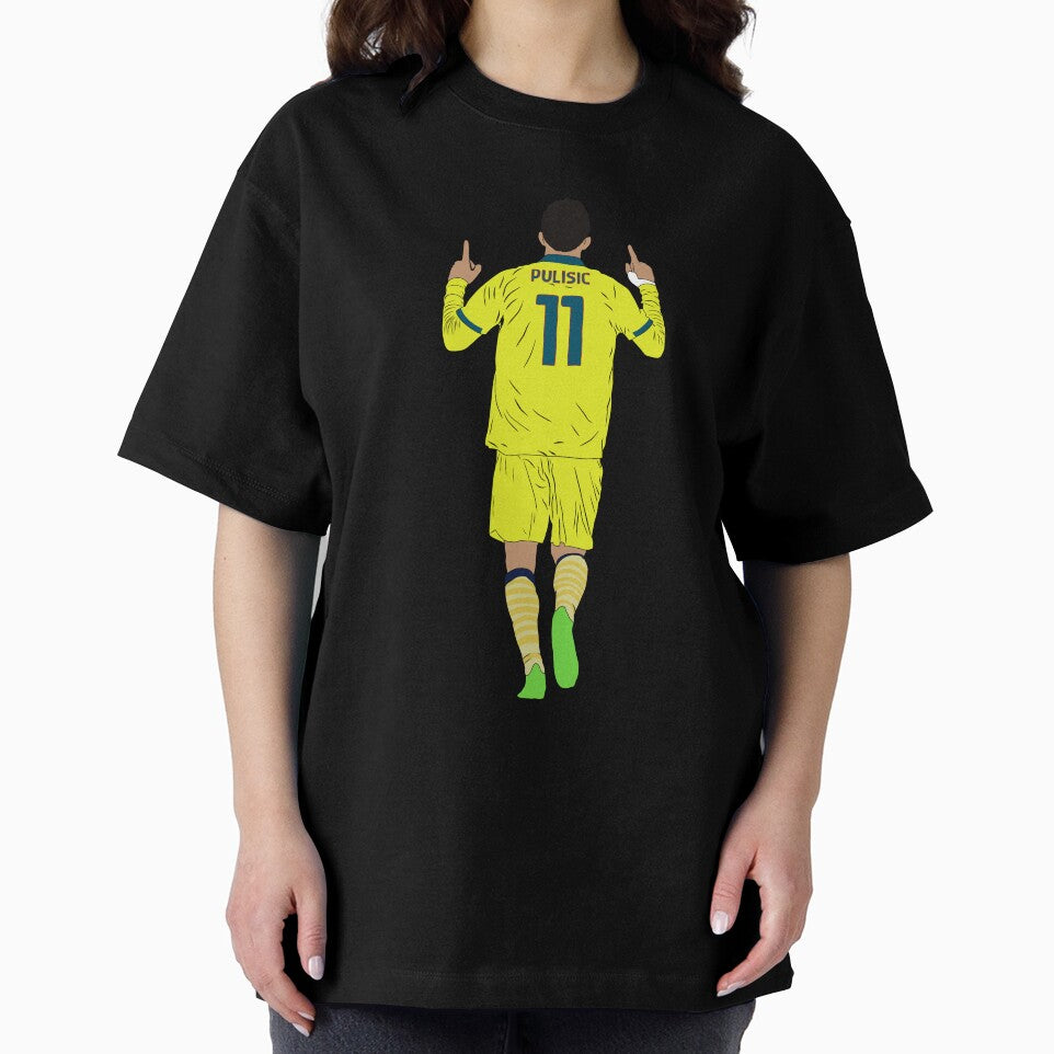 Christian Pulisic Milan #11 Goal Celebration Minimalist by Hevding
