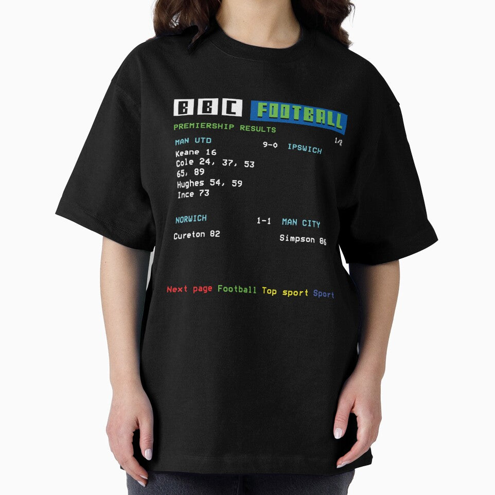 Teletext Football Soccer 90s Nostalgia Man Utd by Hevding
