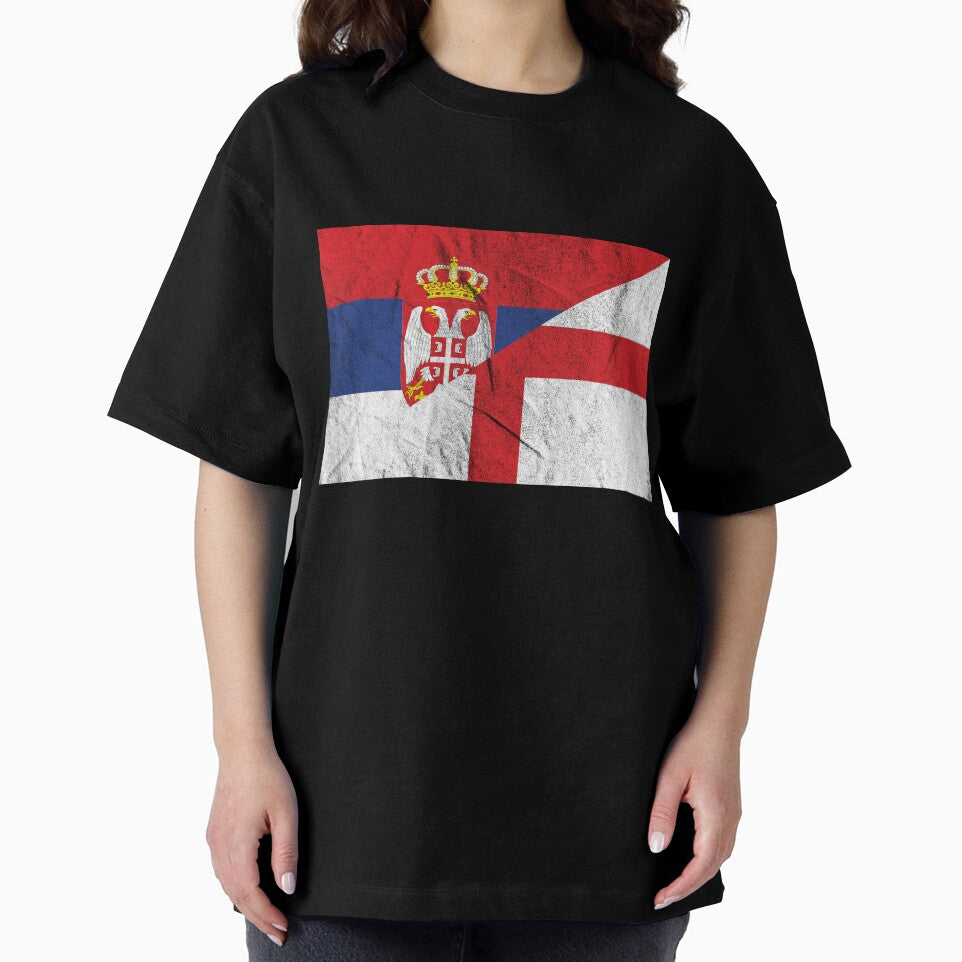 England Serbia Flag by Carl's Clothing