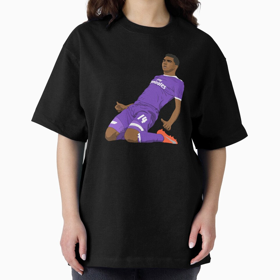 Carlos Henrique Casemiro Knee Slide Goal Celebration Madrid by PiscesVibes
