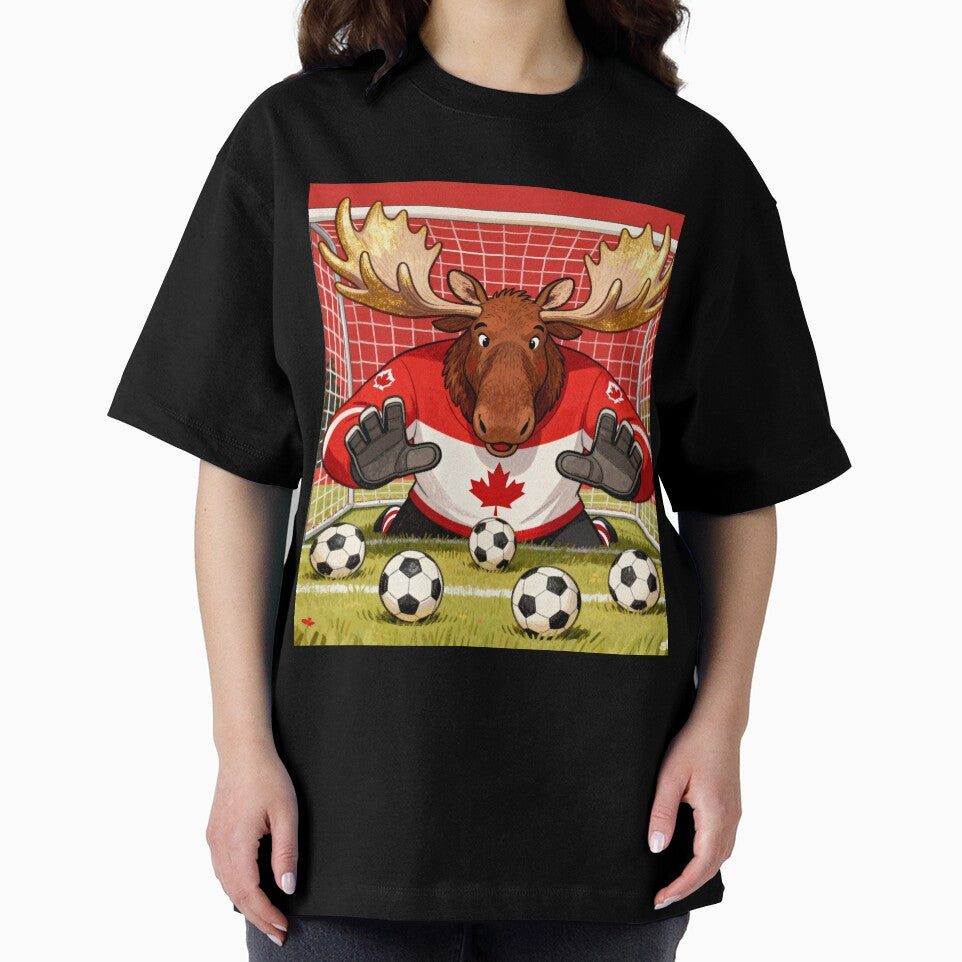 Canadian Moose Soccer Goalkeeper Illustration by HappySproutArt