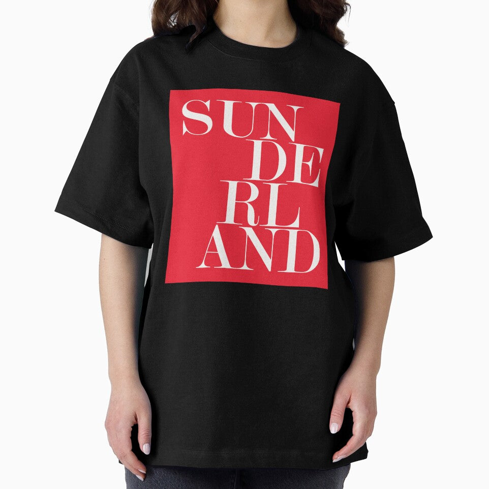 Sunderland UK Typography Minimalist Artwork by kakarikihill