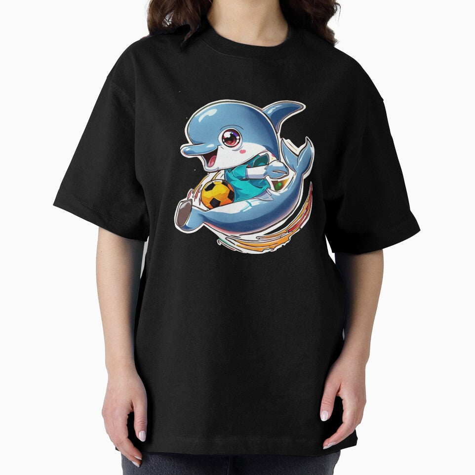 Soccer Dolphin – Cute Sporty Cartoon Design by ColhexStore