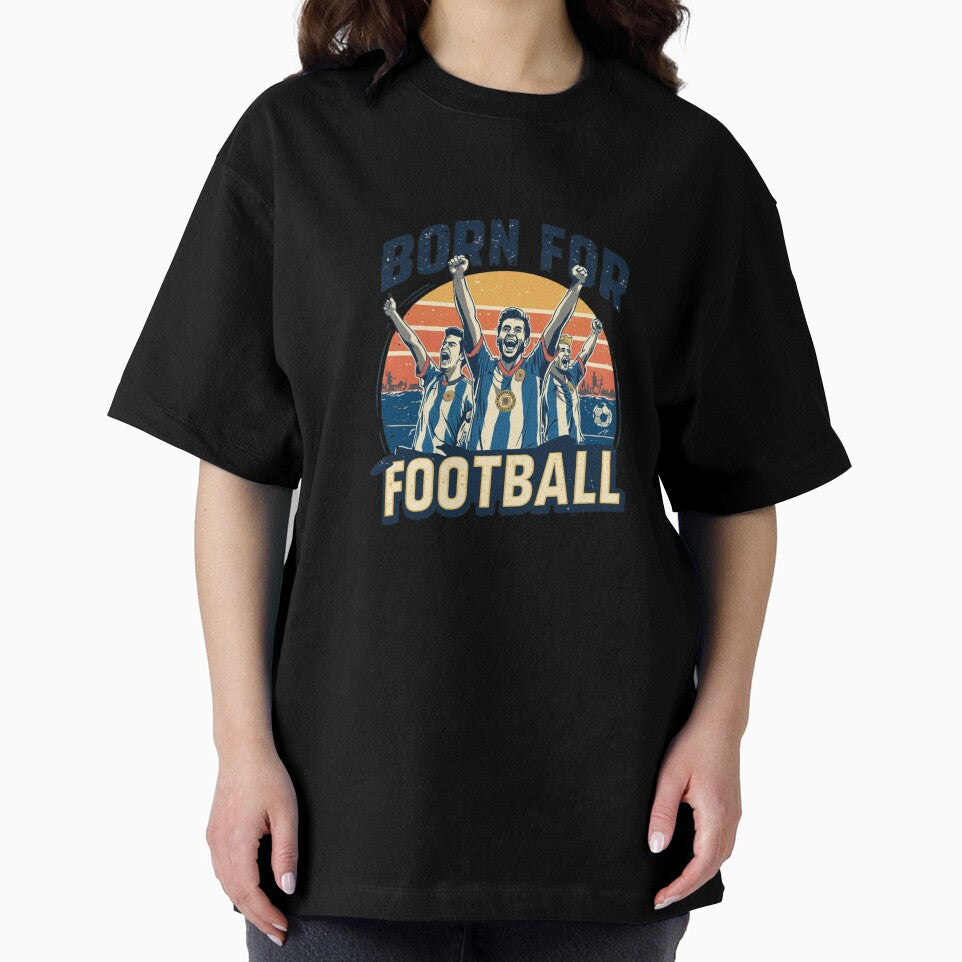 Born For Football Vintage Soccer Fan - Retro Match Day Graphic by PACS0011