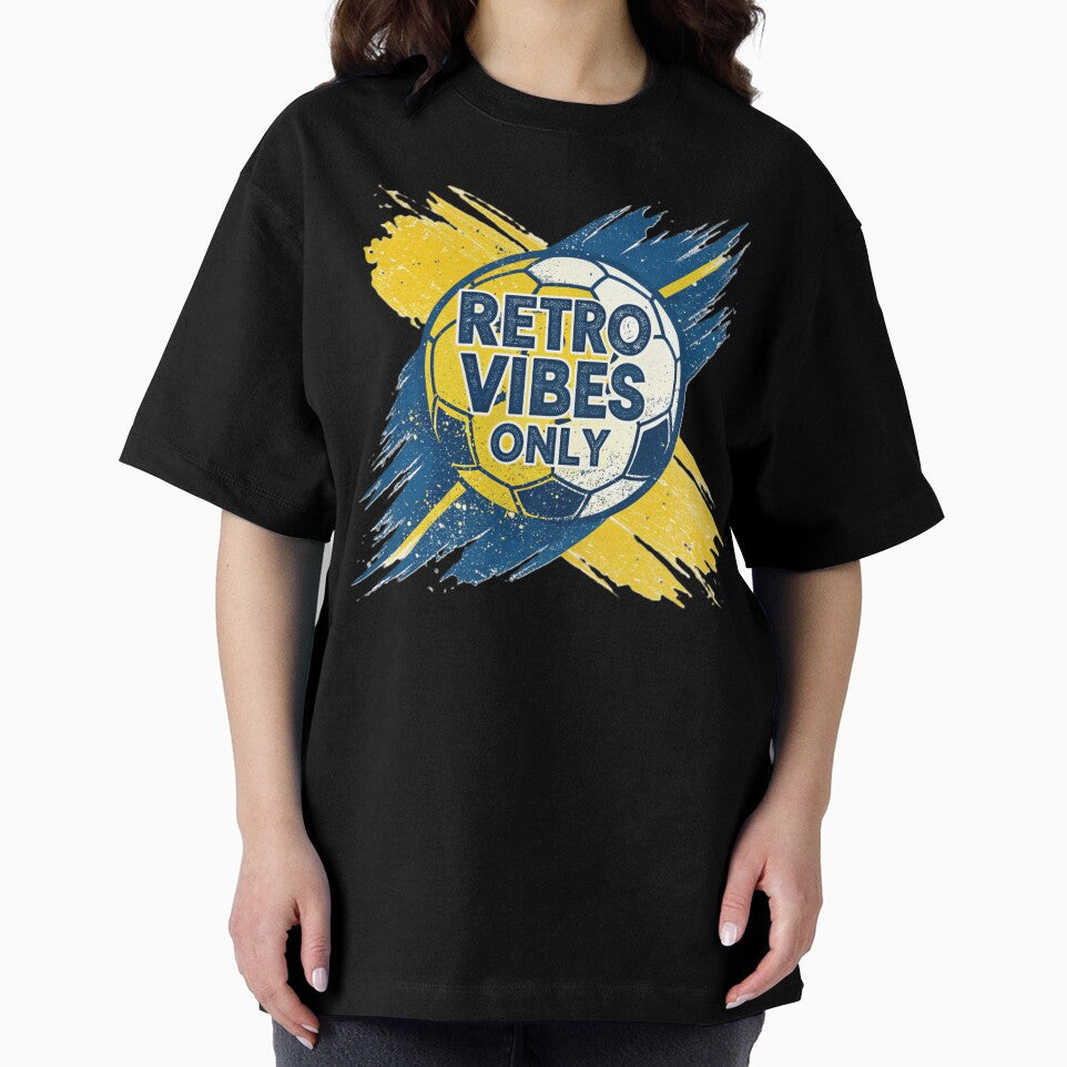 Retro Vibes Only – Vintage Soccer Ball Design by RAVisuals