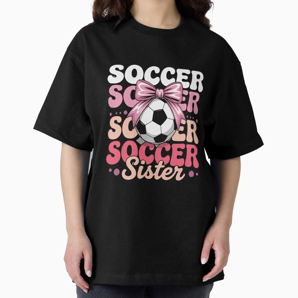 Groovy Soccer Sister Coquette Bow Soccer by repconomArt