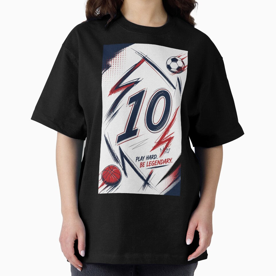 Play Hard Be Legendary Sports Design by KUHATLIKHA