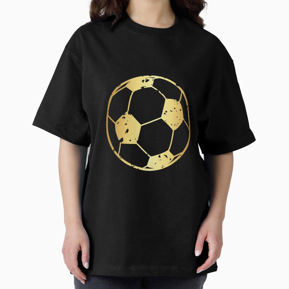 Gold Grunge Soccer Ball by Mysewcuteboutiq