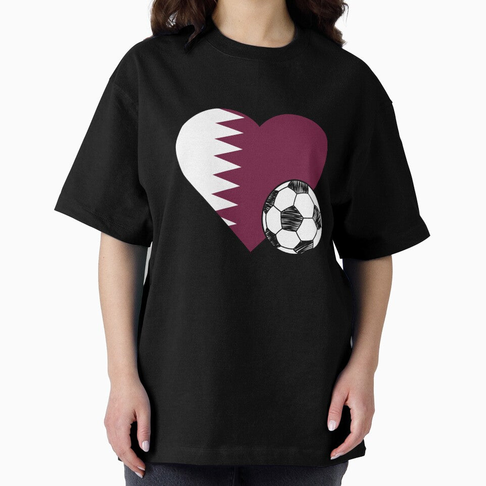 Qatar Soccer Heart Design by FinalScoreClub