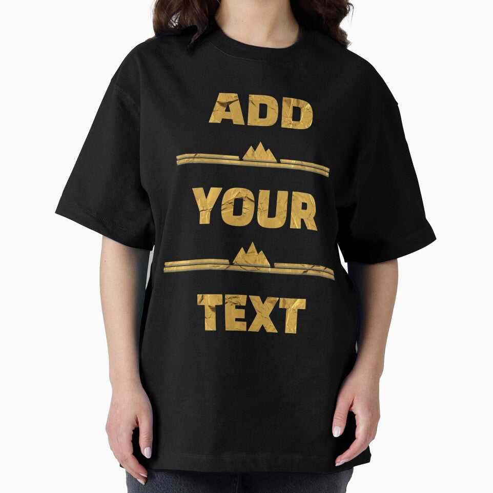 ADD YOUR TEXT CUSTOM T_SHIRTS by Drawix