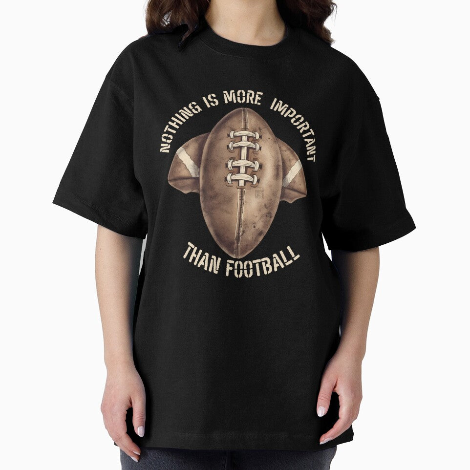Vintage Football Ball T-Shirt - Classic Football Shirt for Sports Fans by JacobDesigns8
