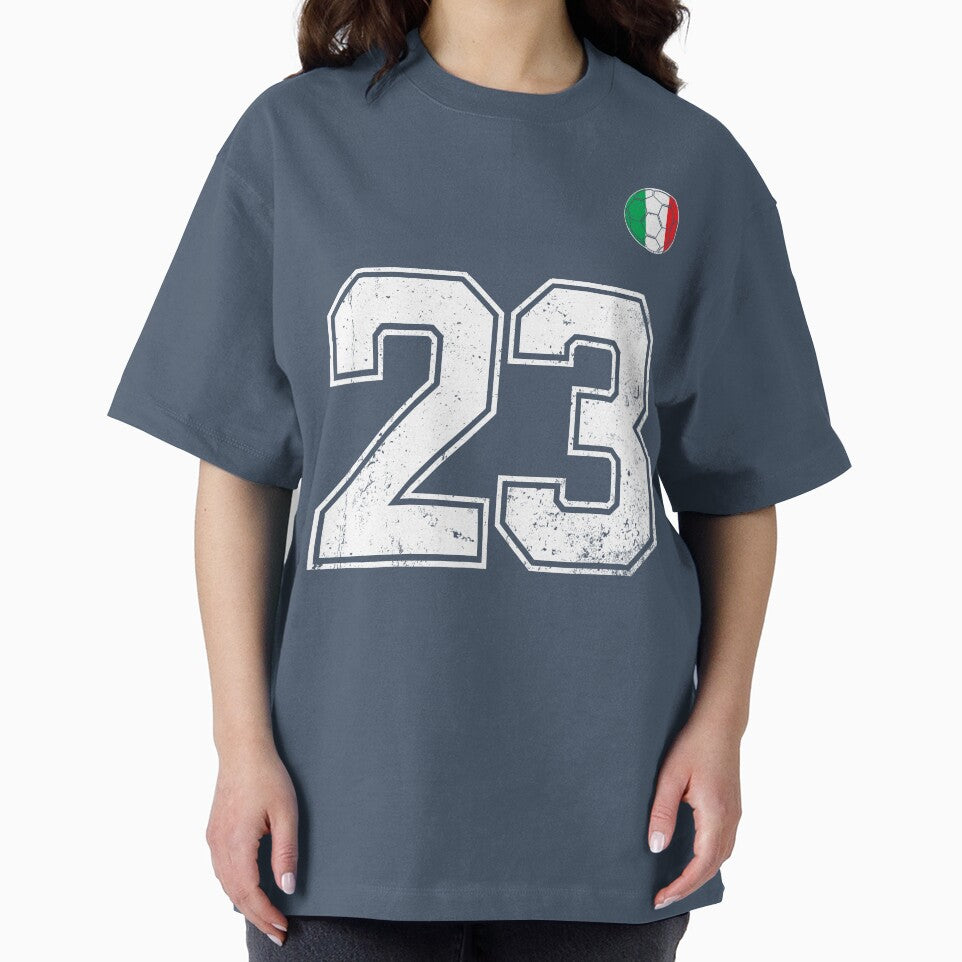 Italy Soccer Number 23 Vintage Sports Fan by RoyesButler