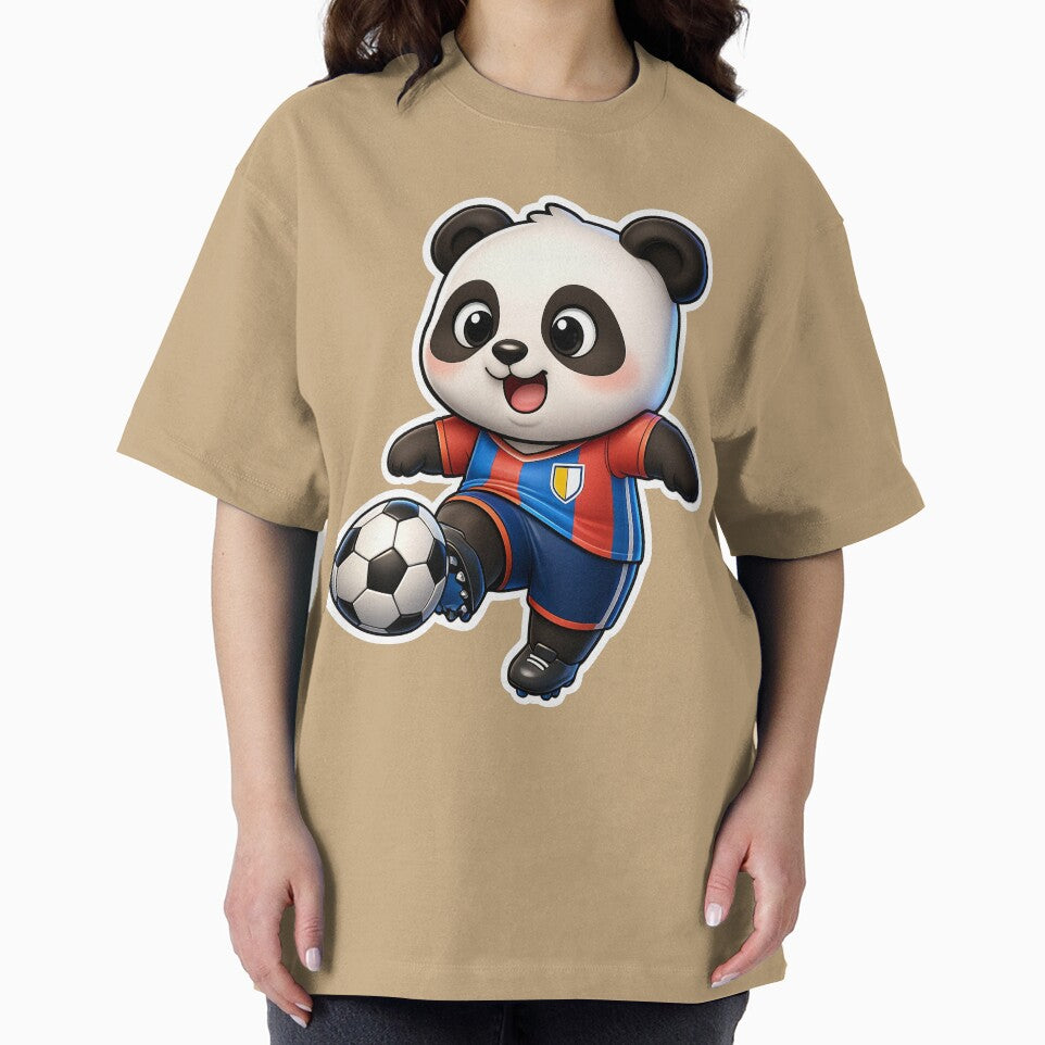 Chibi Panda Soccer Star 3D Sticker by krazzyremo