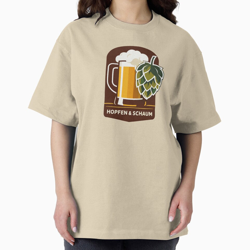 Hops & Foam – Stylish beer mug design with hops | Perfect for beer lovers & craft beer fans by FrenchieFever