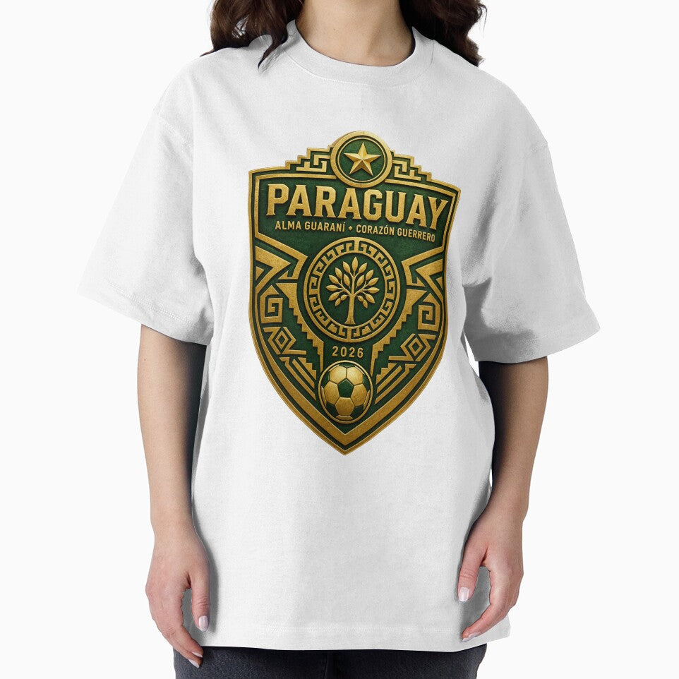 Paraguay Football Crest, Guaraní Spirit Soccer Emblem by Jandedan