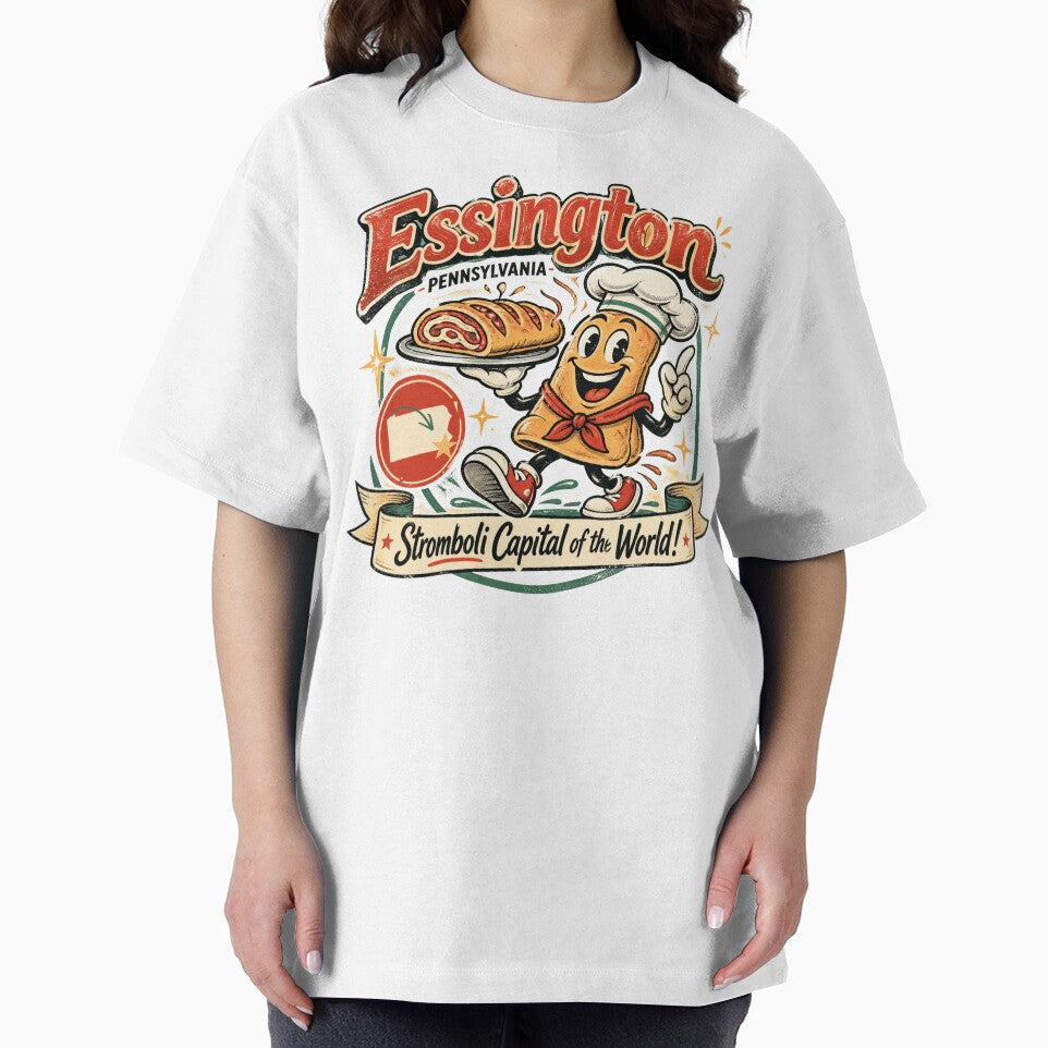 Essington, PA - Stromboli Capital of the World - Vintage Mascot by The Masked Designer