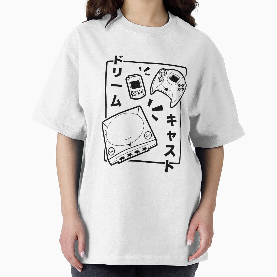 Dreamcast Console | Japanese | Retro Aesthetic | Monoline Design by TheGrafixCat