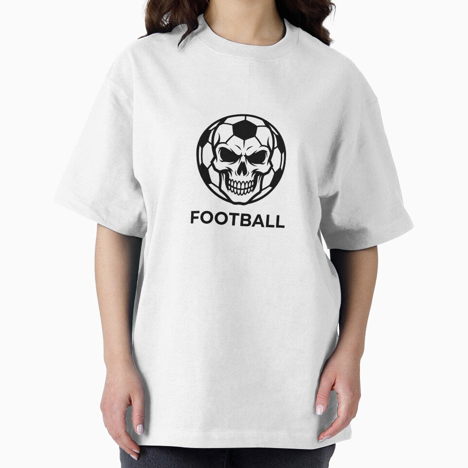 Fierce Soccer Skull Premium Minimalist Football Sticker by Mr-wow