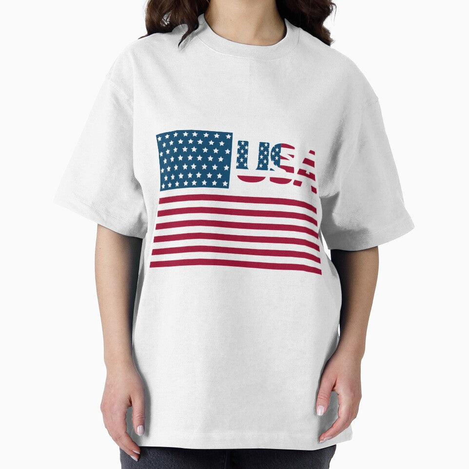 USA Flag T-Shirt for Men and Women by AllStarMerch