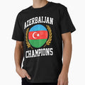 SOCCER BALL FLAG CHAMPIONS - AZERBAIJAN - Fans and Teams for Men and Women T-shirt by wallsandpatts