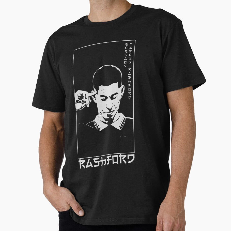 Marcus Rashford Japanese Style Portrait art illustration by 442workshop