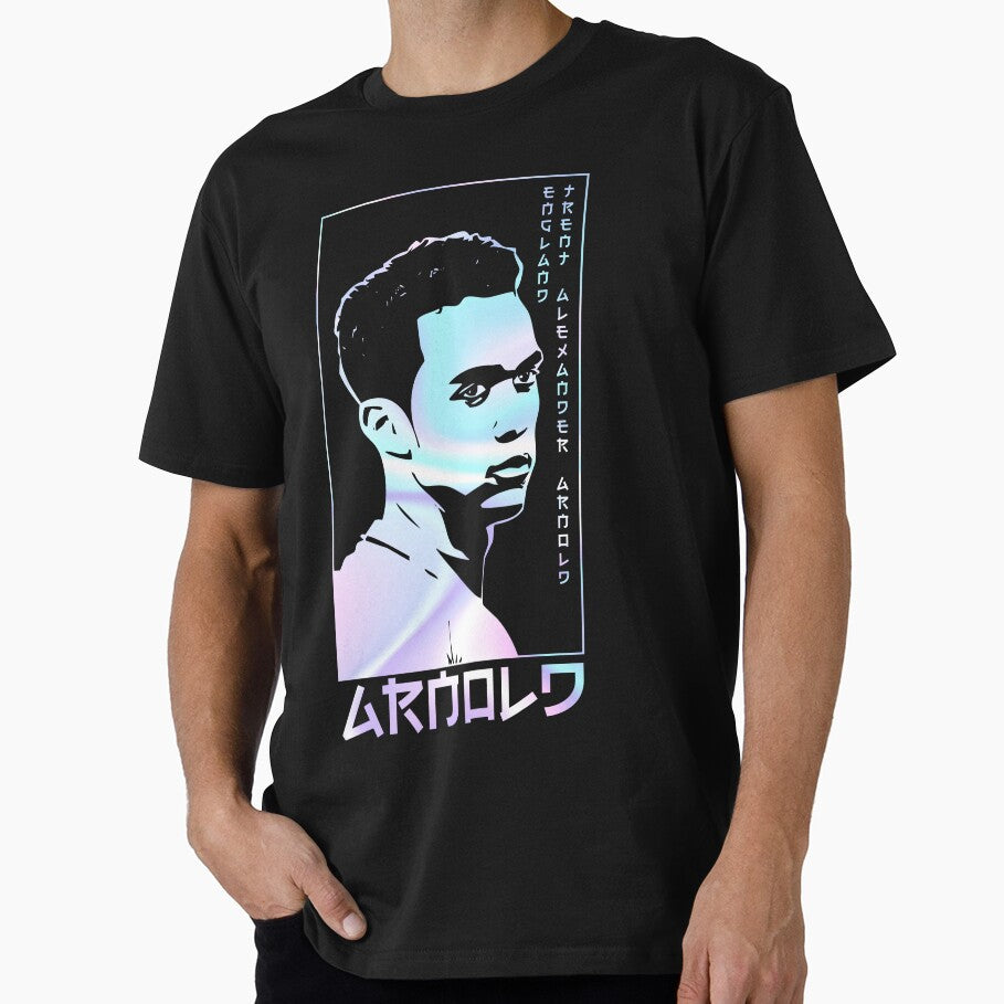Trent Alexander Arnold Holographic Style Portrait art illustration by 442workshop