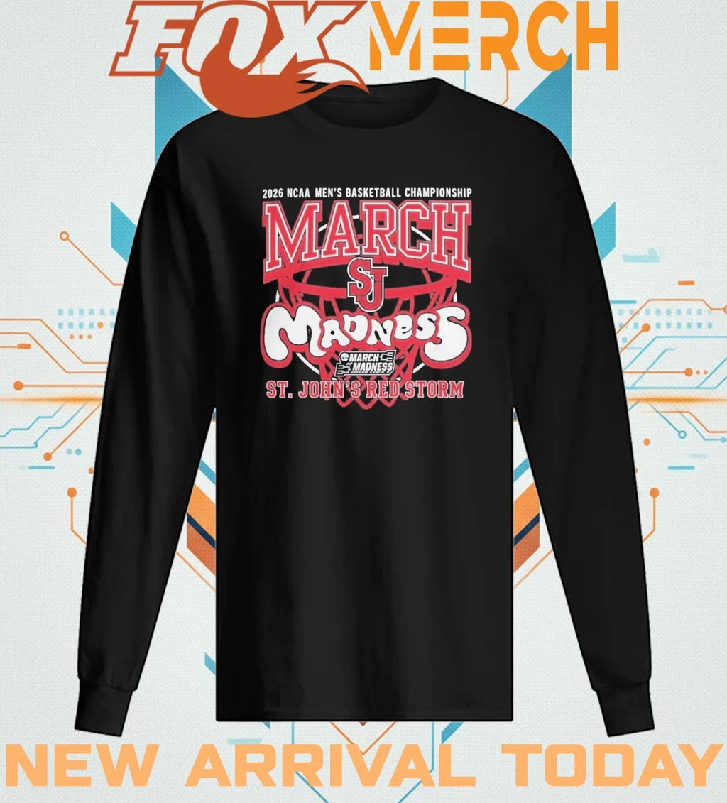 St John Red Storm 2026 NCAA Men’s Basketball Championship March Madness t-shirt