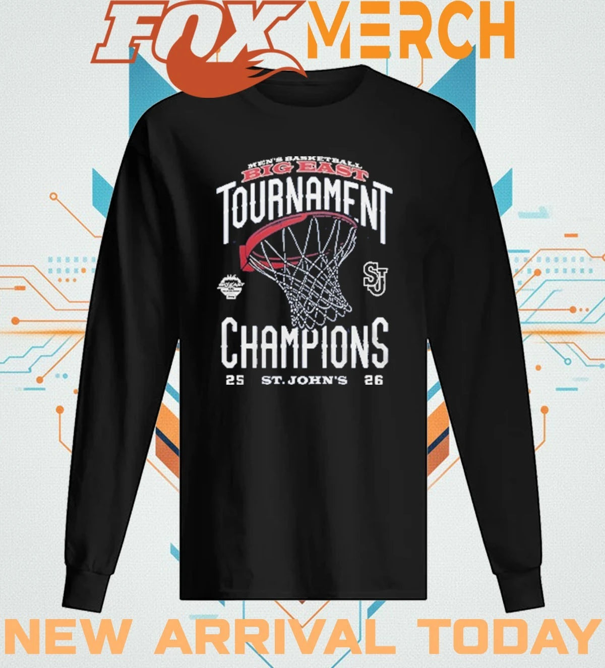 St John’s Basketball 2026 BIG EAST Conference Men’s Basketball Tournament Championships t-shirt