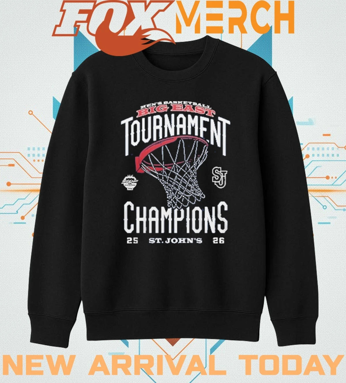 St John’s Basketball 2026 BIG EAST Conference Men’s Basketball Tournament Championships t-shirt