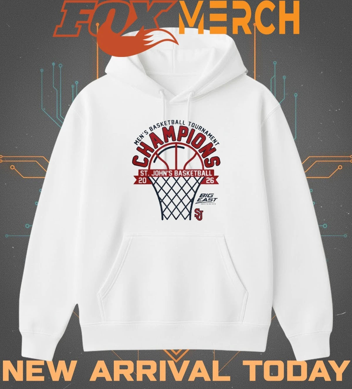 St John’s Red Storm 2026 Men’s Basketball Tournament Champions t-shirt