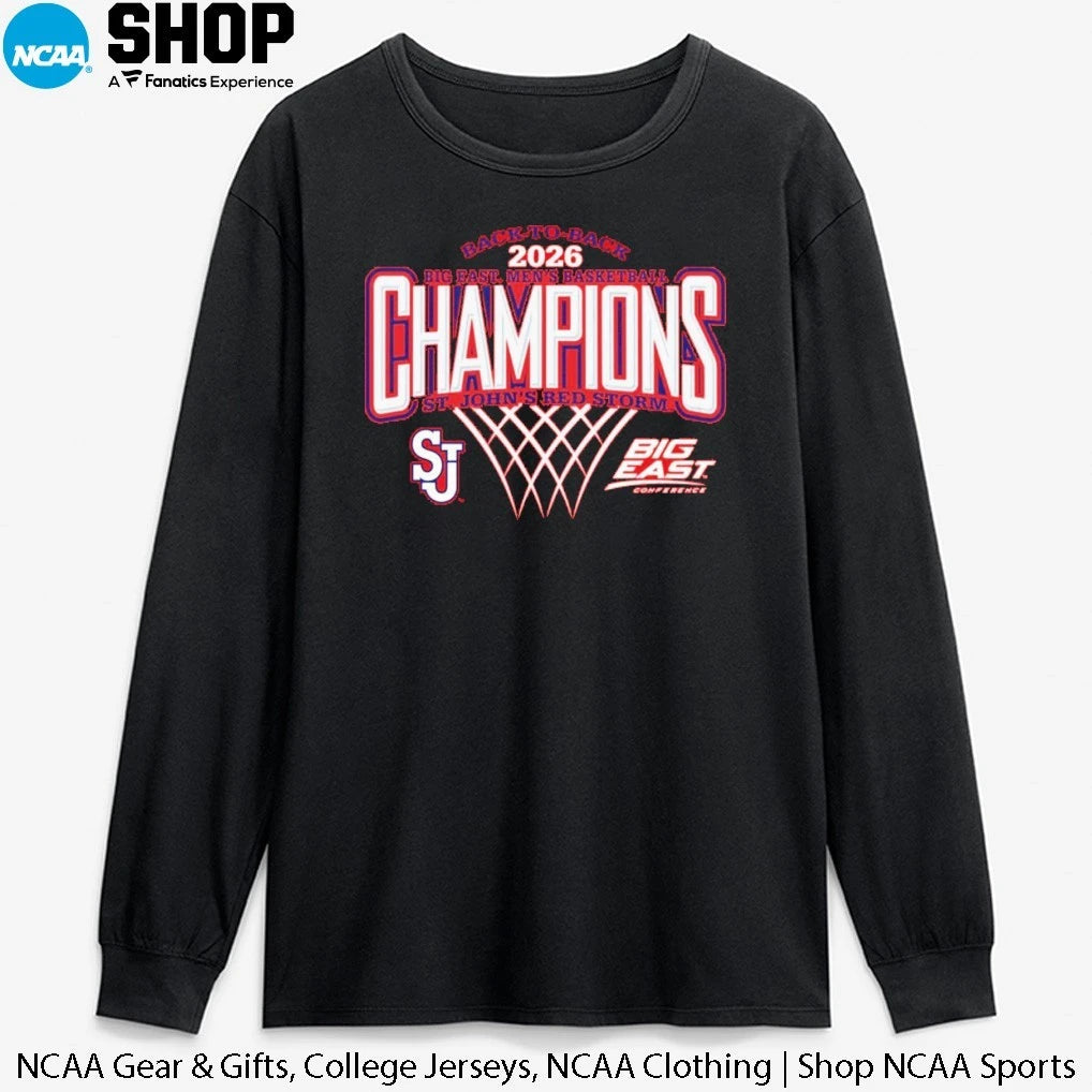 St John’s Red Storm Men’s Basketball 2026 Big East Regular Season Champions T-Shirt