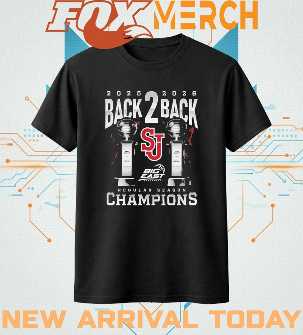 St. John’s Red Storm 2026 Big East Tournament Champions t-shirt