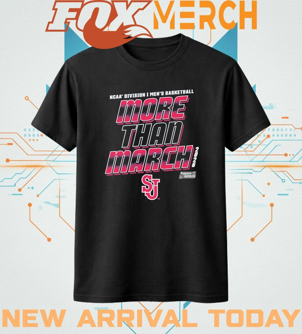 St. John’s Red Storm 2026 NCAA Division I Men’s Basketball More Than March Madness t-shirt