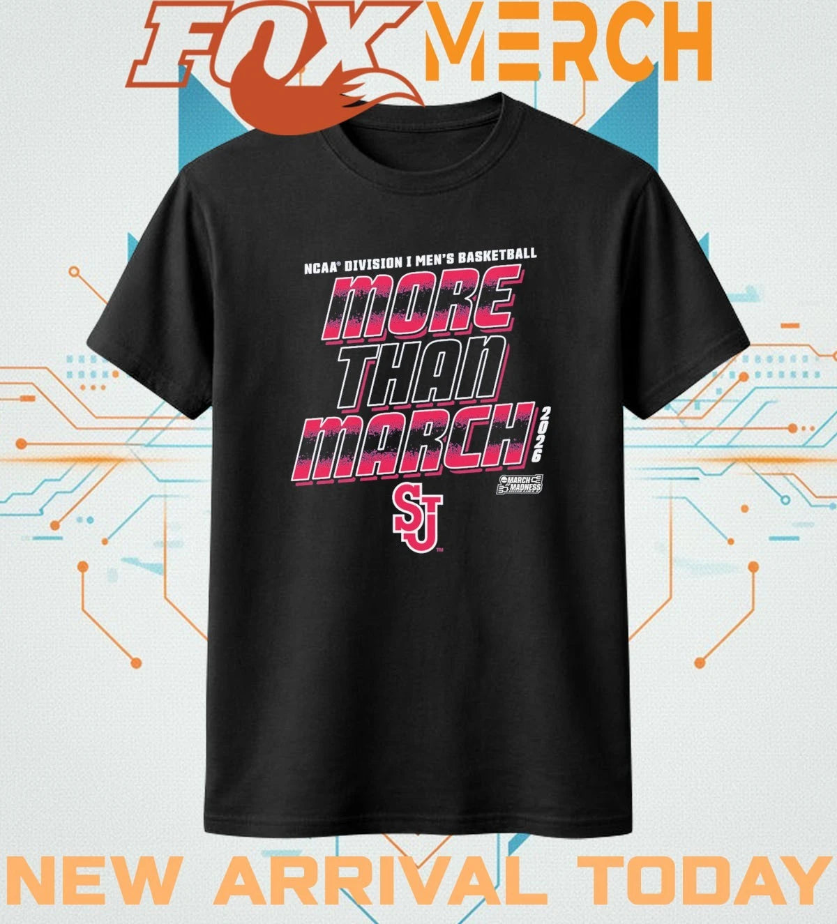 St. John’s Red Storm 2026 NCAA Division I Men’s Basketball More Than March Madness t-shirt