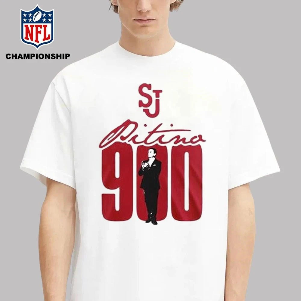 St. John’s Red Storm 2026 Rick Pitino 900th Shirt