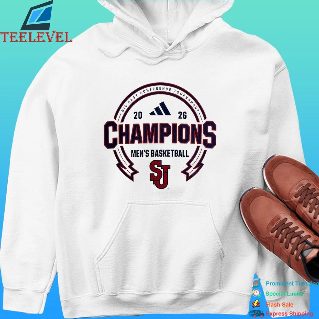 St. John’s Red Storm Basketball Big East Champions Conference Tournament Champions 2026 Shirt