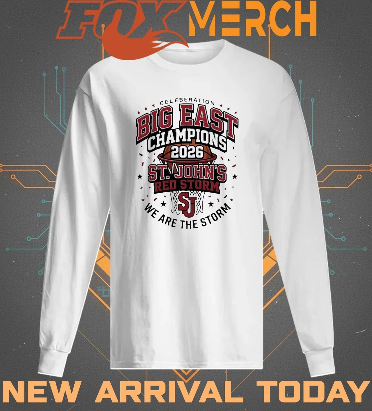 St. John’s Red Storm Big East Champions 2026 we are the storm t-shirt
