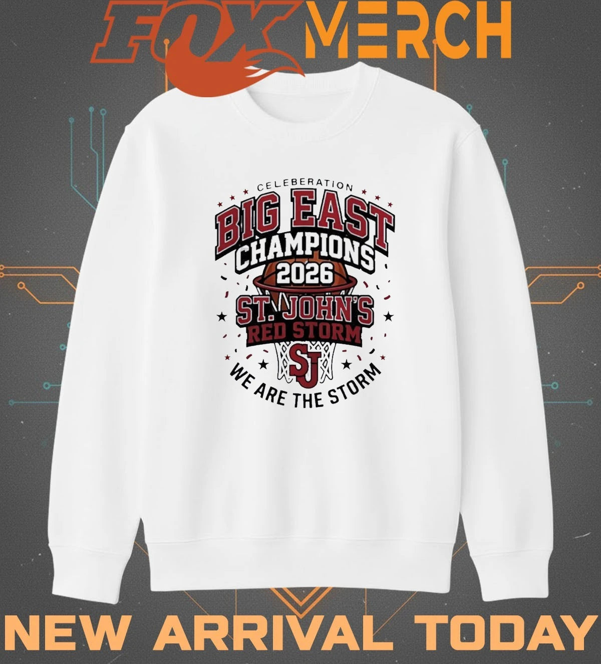 St. John’s Red Storm Big East Champions 2026 we are the storm t-shirt