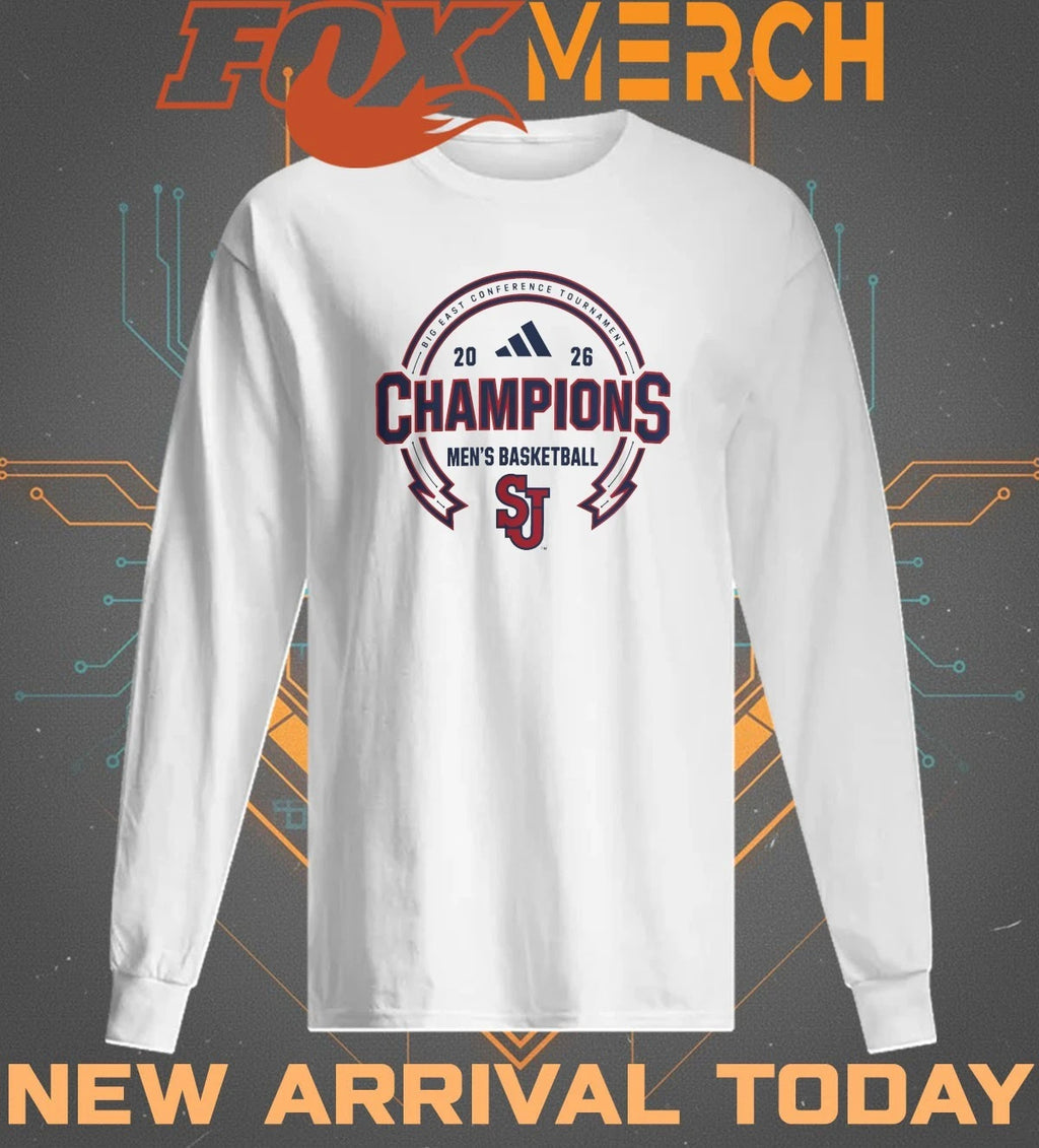 St. John’s Red Storm Men’s Basketball 2026 Big East Conference Tournament Champions t-shirt